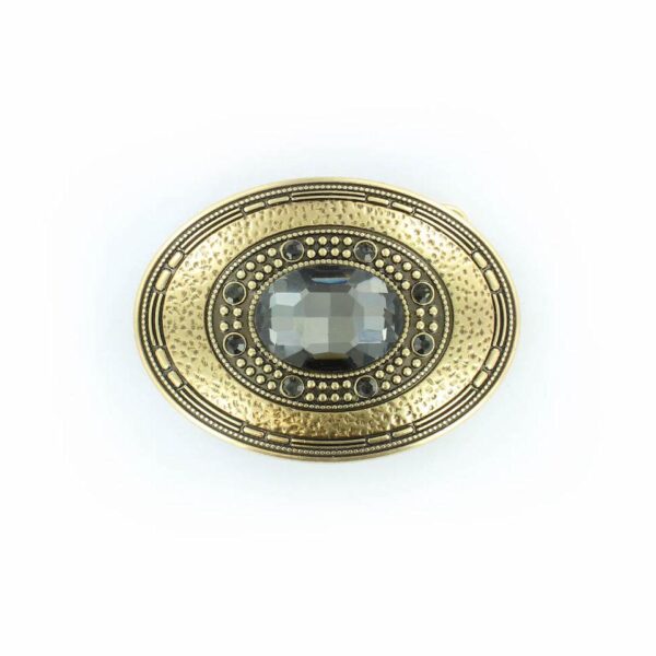 Dizajnová kovová pracka BROOCH, 40mm